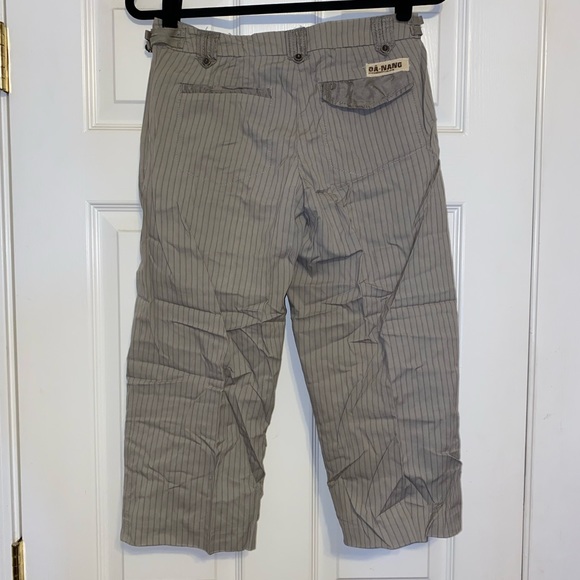 New Gray Da-Nang Pinstripe Capris XS - Picture 4 of 11
